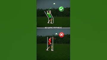 Learn How to do HEADING ⚽️.#football #footballskills #soccer #heading #shorts