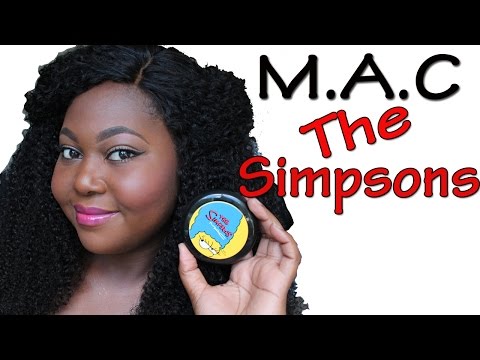 MAC x Marge The Simpsons Collection Haul + Swatches