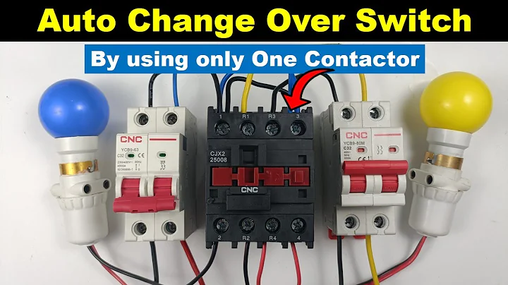 Simplify Your Electrical Setup with ATS Contactor Switch