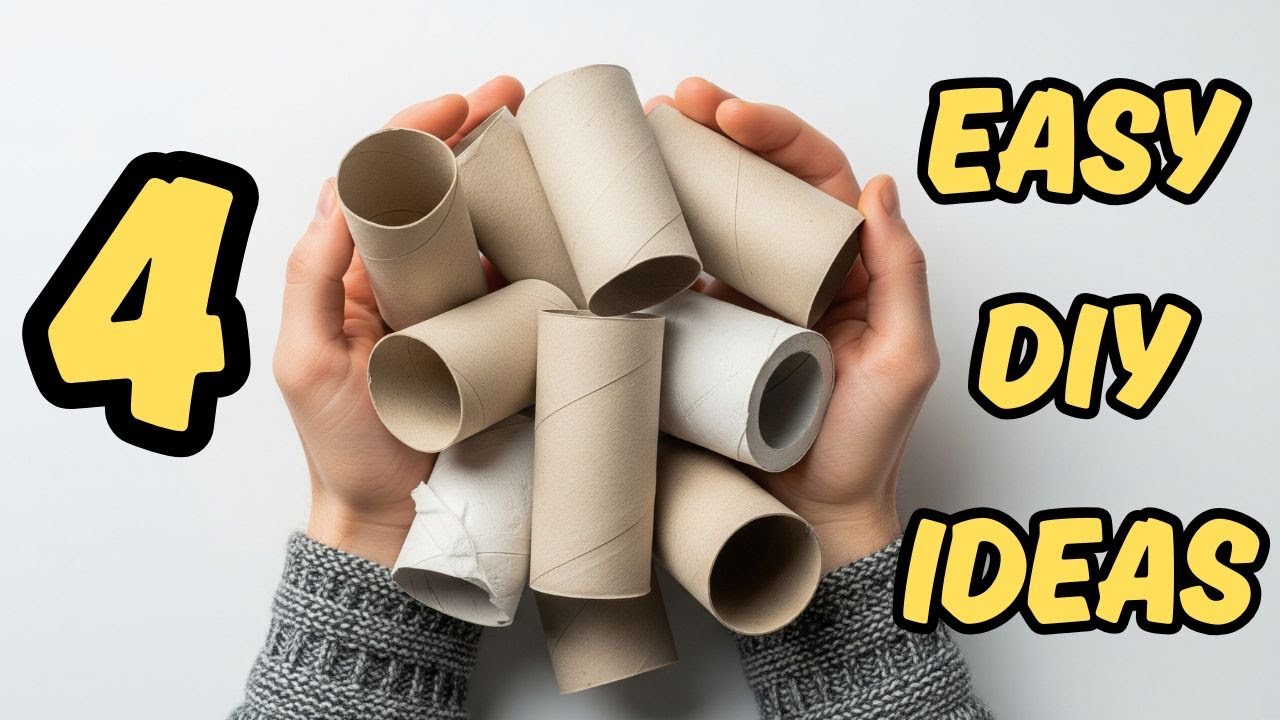 Cute and Easy Toilet Paper Rolls Reuse DIY Ideas ♻️ 4 Creative Handmade Crafts for Sell or Gift