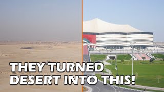 The construction of AL BAYT STADIUM - FIFA World Cup Qatar 2022 - CINEMATIC TIMELAPSE 4K