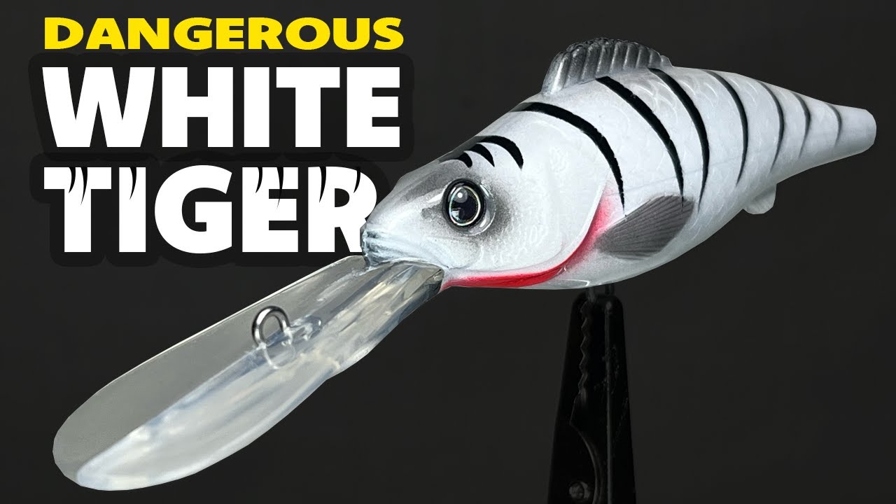 Lure Painting  Attack of the White Tiger! 