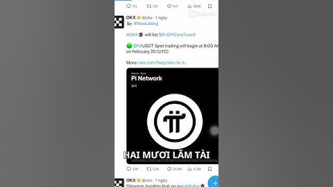 Pi Network được niêm yết trên OKX  #crypto #bitcoin #cryptocurrency #bitcoinhalving #pinetwork