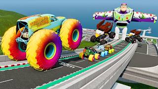 Epic High Speed Monster Truck and Car Jumps #87 – BeamNG Drive | BNG Astar screenshot 1
