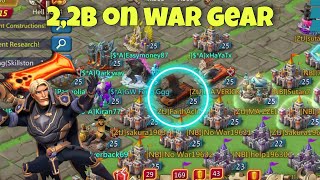 : Lords Mobile - Lets hit 2b online castles with a lot of troops. Lost leader again?