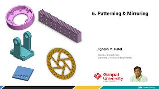 6 |  Patterning & Mirroring | Linear Pattern (All Options + with Exercises)