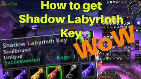 How to get Shadow Labyrinth Key WoW TBC
