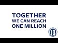 The icenter together we can reach one million