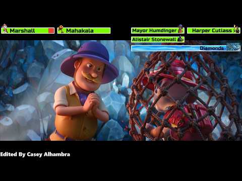 Paw Patrol: The Dino Movie (2026) Captured Scene with healthbars