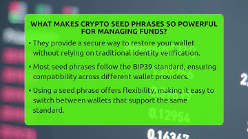 What Makes Crypto Seed Phrases So Powerful For Managing Funds? - CryptoBasics360.com