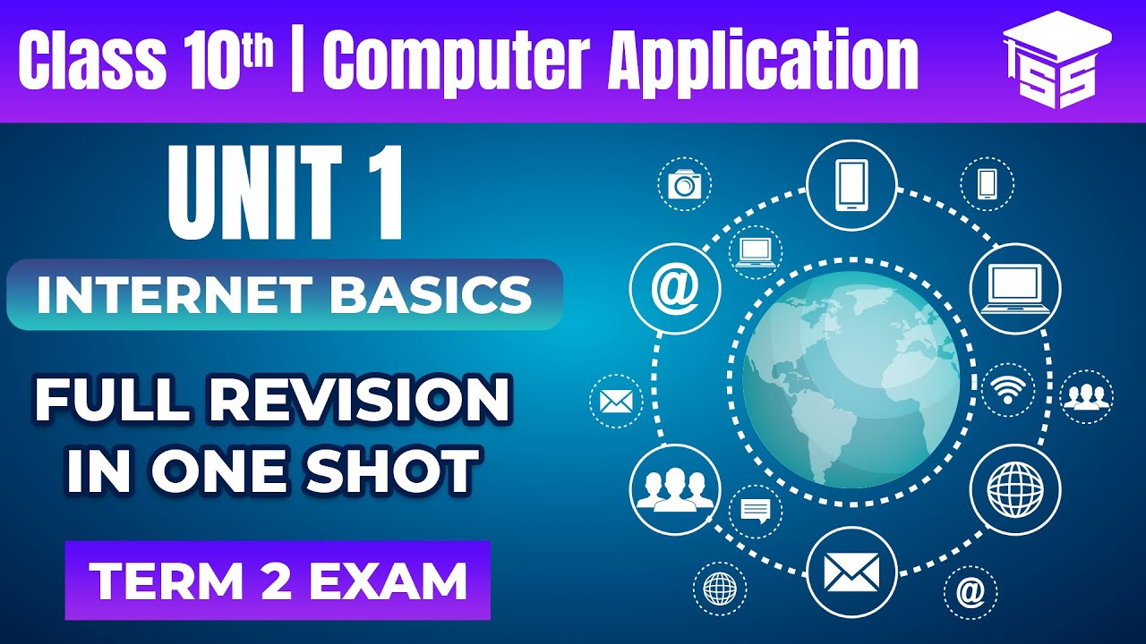 Class 10 Computer Application | Unit 1 Internet Basics - Full Revision ...
