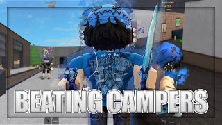 COMPILATION OF BEATING CAMPERS in MM2 (Gameplay Video)