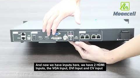 Mooncell 2IN1 Led Display Video Processor MVB4S + Scaling Unboxing + Overview