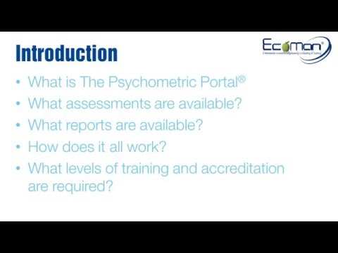 The Psychometric Portal