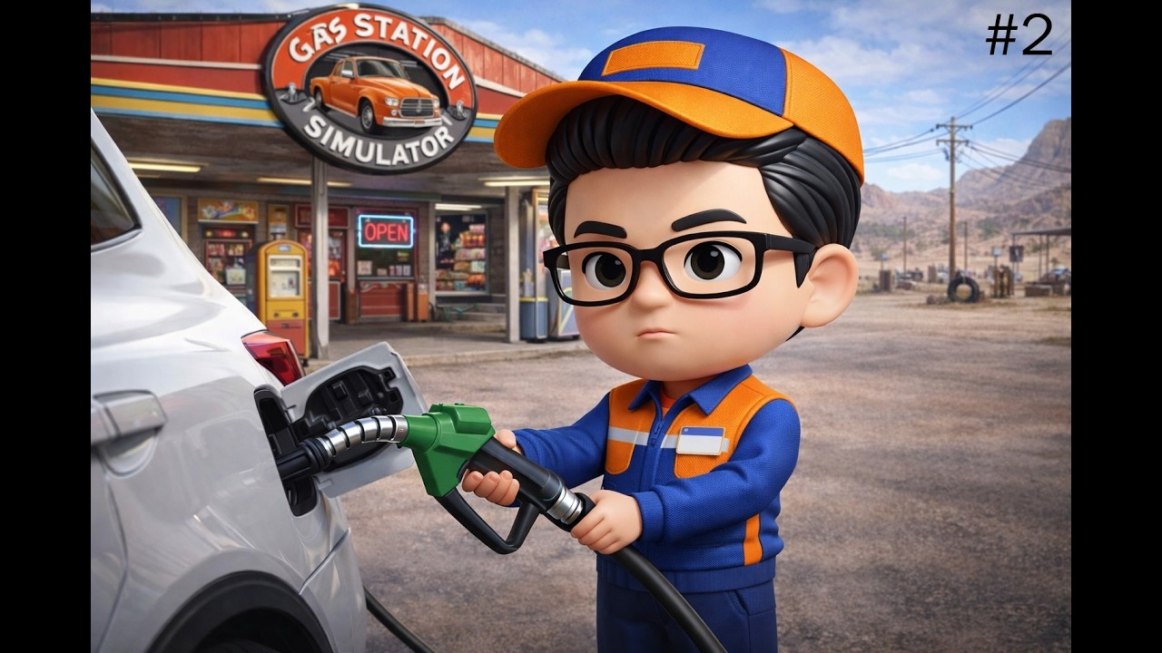 (Gas Station Simulator #2) Nhật ký làm chủ ngày 2: Khởi sắc, mở rộng cửa hàng, mở thêm garage sửa xe