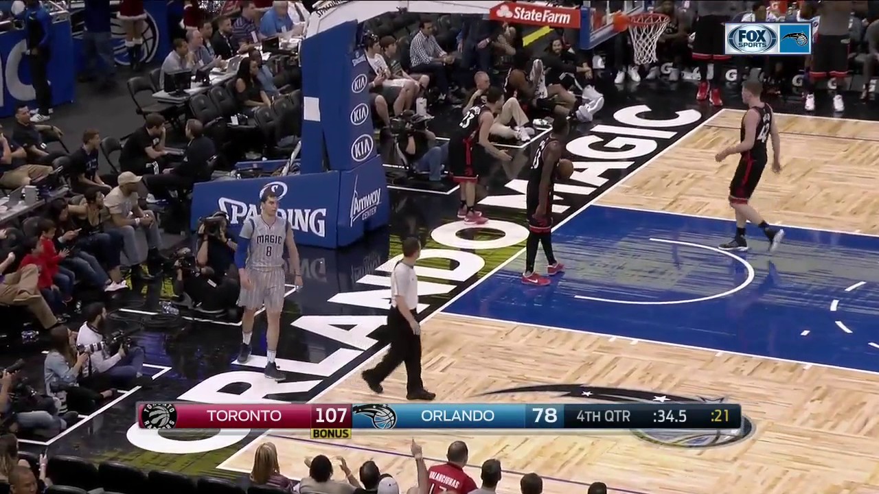 Mario Toronto Raptors Mario Hezonja vs Toronto Raptors 18.12.2016 (5Pts) - YouTube