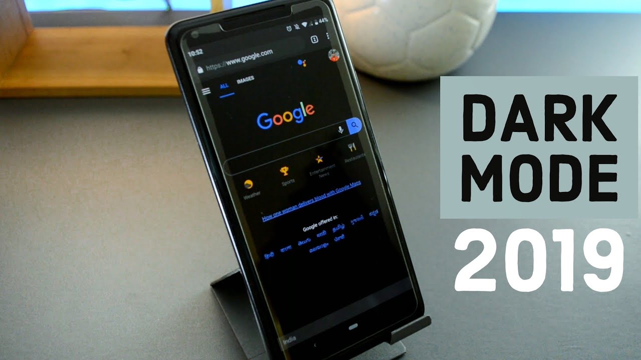 Extreme dark mode for google apps 2020