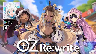 OZ Re:write Gameplay - Official Launch RPG Android iOS