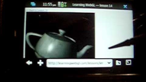 WebGL on a Nokia N900