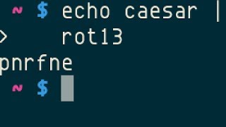 caesar and rot13, from BSD Games