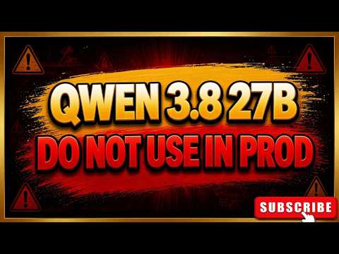 Thumbnail for Qwen3.8-27B Obliterated: Don't Use this Model in Production