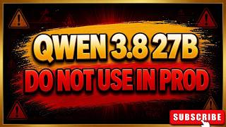 Qwen3.8-27B Obliterated: Don't Use this Model in Production