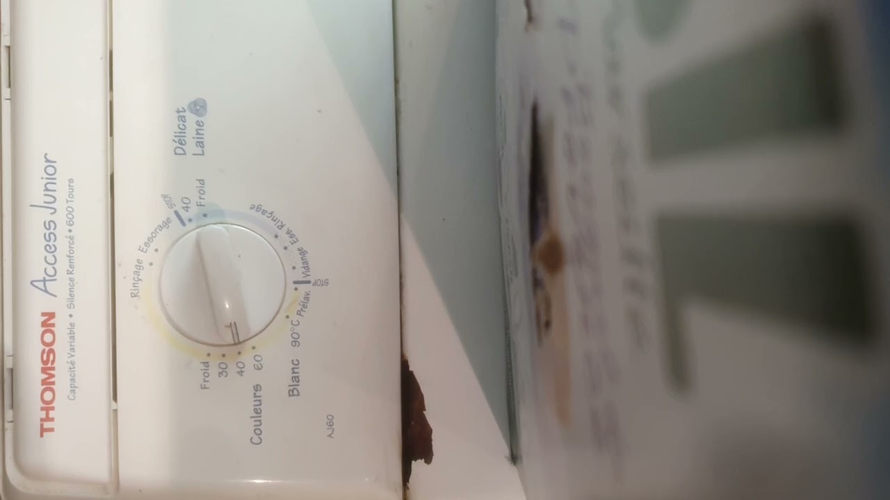 MACHINE A LAVER LE LINGE THOMSON AJ60 COULEUR 60C° -2