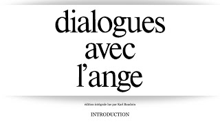 Dialogues avec l'ange (1) Introduction