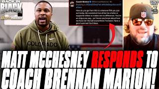 Matt McChesney RESPONDS To Brennan Marion Calling Him A HATER!