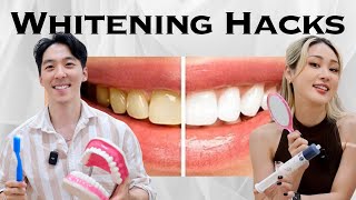 TEETH WHITENING Hacks ft. Dr. Sarang Choi | Everything you need to know screenshot 5