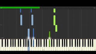 Video thumbnail of "Autumn Leaves Piano Cover Midi tutorial Sheet app  Karaoke"