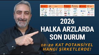 2026 Halka Arzlarda Son Durum 20 Kat Potansiyelli Halka Arzlar