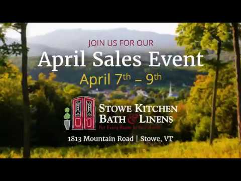 Stowe Kitchen Bath Linen April Event 2017 30 Youtube