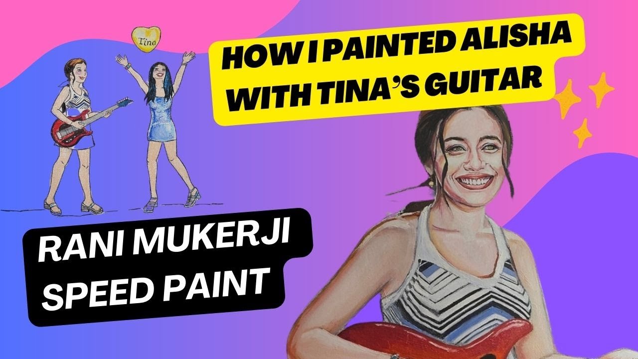 #1 Rani Mukerji - Why did I paint Rani with a guitar? Wait for the ...