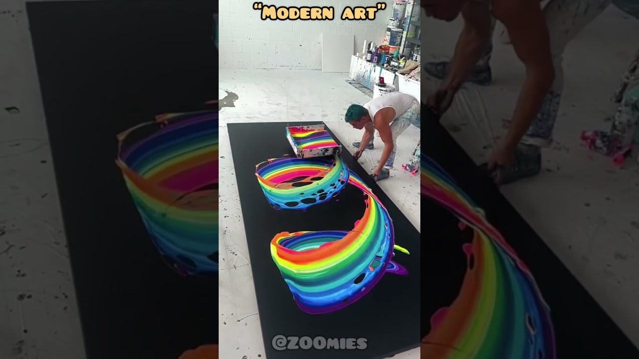 Modern Art Vs The Real Art#art #phonk #edit