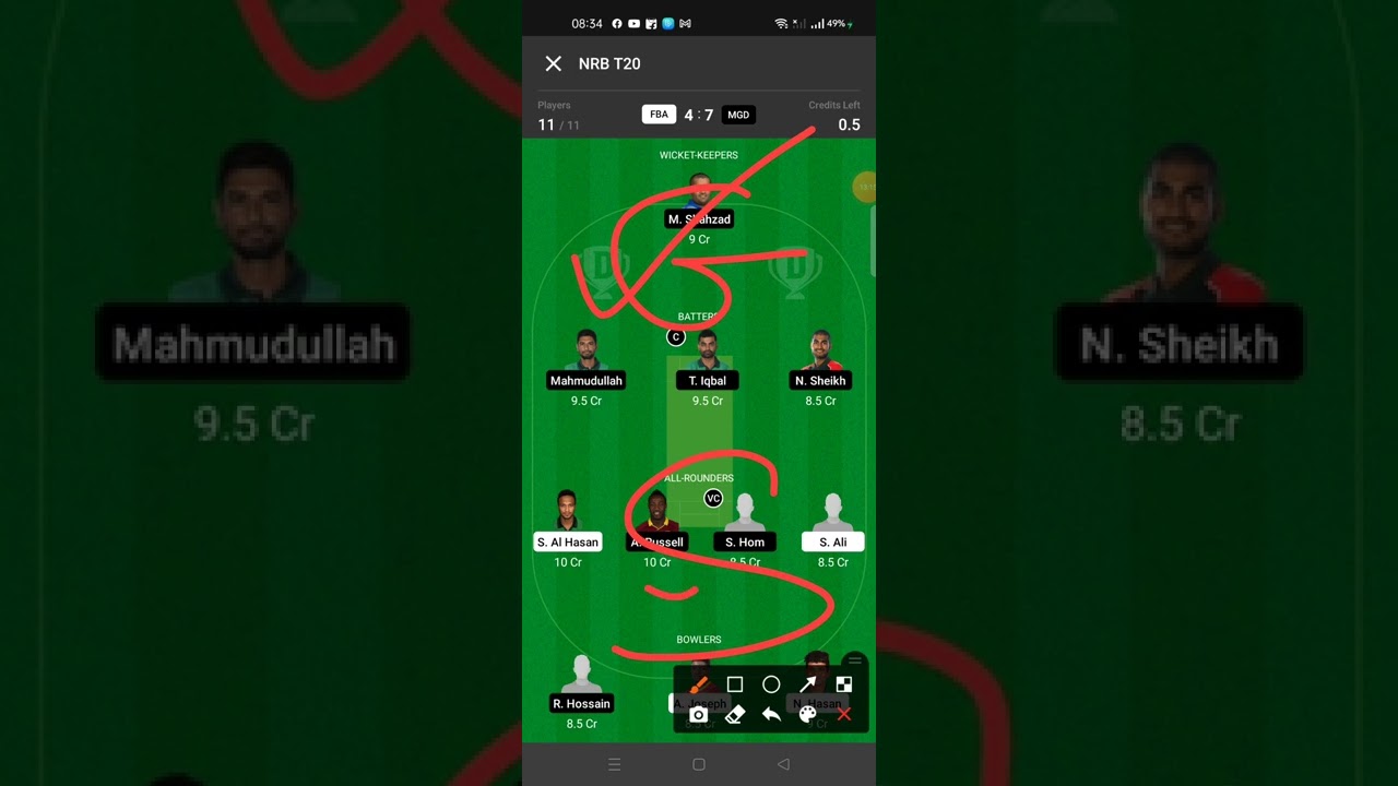 FBA VS MGD Dream1 | FBA VS MGD Dream11 | FBA VS MGD Dream11 team | FBA VS MGD