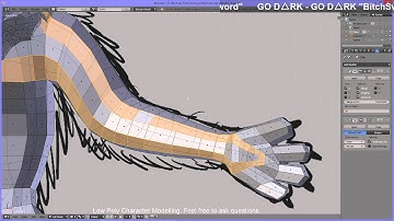 Modelling a character in Blender part 6