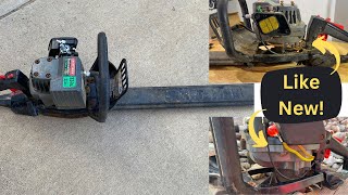 Craftsman Hedge Trimmer Revitalized (Fuel Lines, Carburetor, and Sparkplug Replacement)