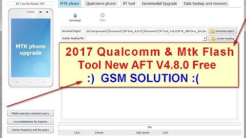 2017 Qualcomm & Mtk Flash Tool New AFT V4.8.0 Free Guide