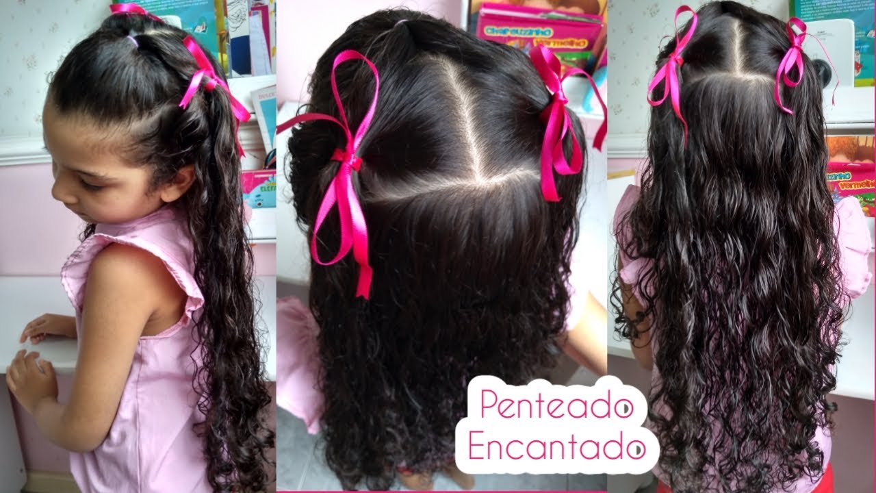 Foto: Penteado Infantil com fitas ., cabeleireiro(a)