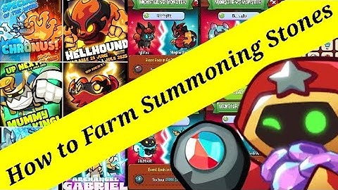 How to Easily Farm Special Summoning Stones for New Special Monsters | Summoner