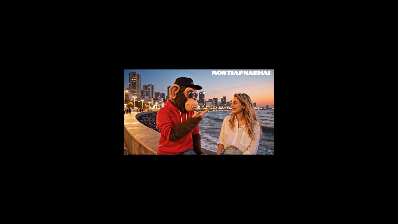 Russian Girl Ne Monty Monkey Ko Shaadi Ka Proposal Diya 😳💍 | Mumbai Vlog Gone Funny 😂🐒 