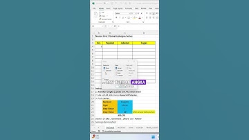 Nomor Urut Otomatis dengan Series di Excel  #excel #belajarexcel #tutorialmsexcel