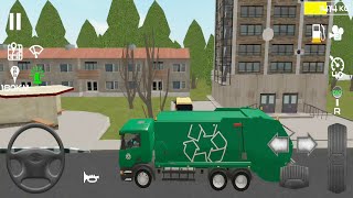US Extreme Trash Truck Simulator Driving #353 - New City Trash Truck Driving - Android Gameplay 2025 screenshot 5
