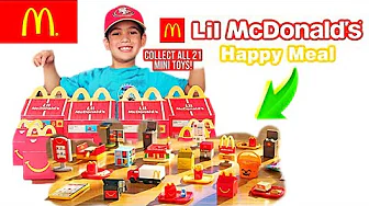 Lil McDonalds Happy Meal Toy Collection | McDonalds Unboxing