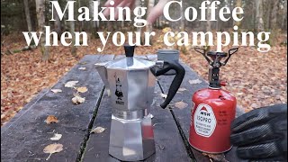 How to make coffee using a Moka Pot | Tips for Making Coffee when you're Camping