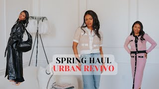 SPRING HAUL WITH URBAN REVIVO CHANEL INSPIRED CARDIGAN DadouChic
