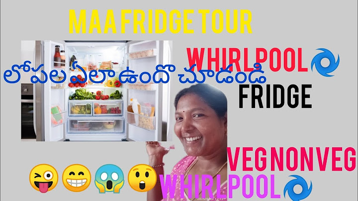 Maa Whirlpool🌀 fridge tour || మా  fridge tour food store #shorts#video#yt#family