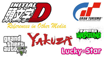 Initial D References in Other Media