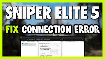 How to FIX Sniper Elite 5 Connection / Server Error!